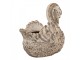 Dekorační figurka květináč ve tvaru labutě Swan - 18*11*17 cm Clayre & Eef
