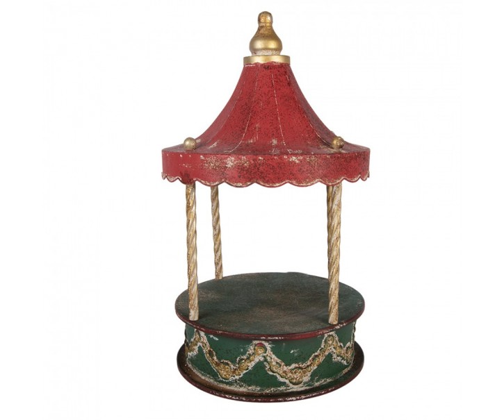 Vintage kovový kolotoč – Kouzlo starých Vánoc - Ø 27*48 cm Clayre & Eef