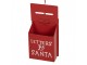 Červená kovová závěsná dekorace poštovní schránka Santa - 5*3*8 cm Clayre & Eef