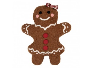 Dekorativní vánoční polštář Perníková holčička Gingerbread - 35*5*44 cm