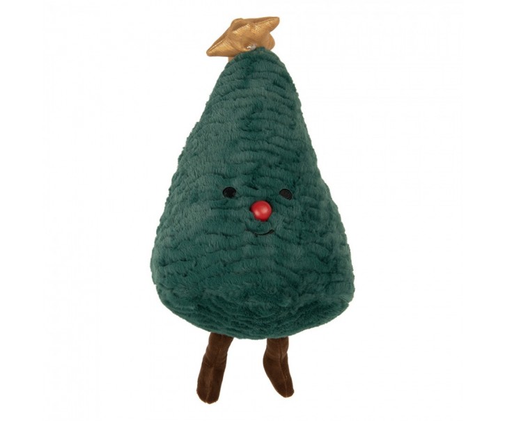 Dekorativní polštář ve tvaru vánočního stromku Christmas Tree - 20*10*32 cm Clayre & Eef