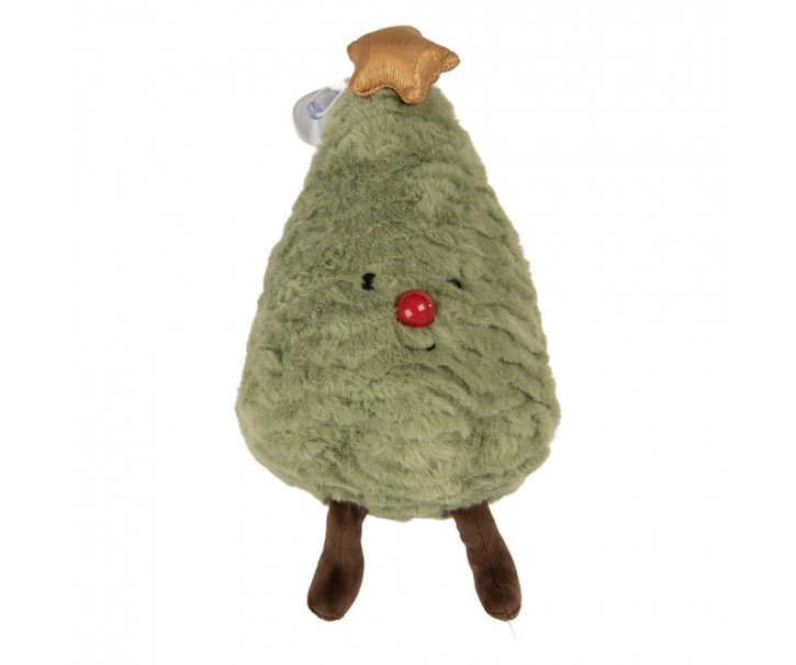 Dekorativní polštář ve tvaru vánočního stromku Christmas Tree - 15*9*23 cm Clayre & Eef