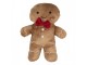 Dekorativní hnědý polštář perníček Gingerbread - 20*5*35 cm Clayre & Eef