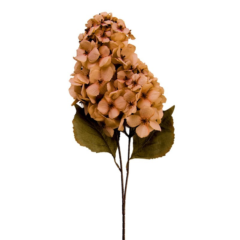 Dekorace umělá květina hortenzie s růžovým květem - 12*12*90 cm