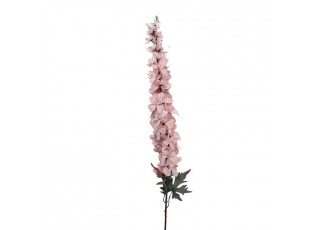 Dekorace umělá květina ostrožka Delphinium s růžovým květem - 8*8*124 cm