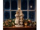 Béžová vánoční dekorace sbor Christmas Choir - 15*11*30 cm Clayre & Eef