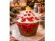 Hnědá keramická dóza s mašlí Cupcake - 18*16*20 cm Clayre & Eef