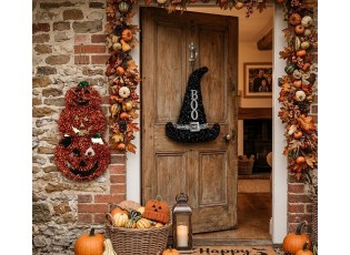 Halloweenská závěsná dekorace dýně Pumpkin - 30*6*54 cm