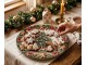 Vánoční servírovací talíř Perníčci a vánoční stromek - Ø 33*1 cm Clayre & Eef