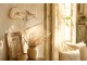 Nástěnná bílá retro lampa - 21*30*19 cm E14/25W Clayre & Eef