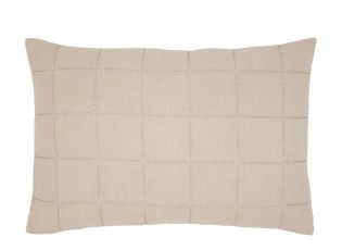 Béžový povlak na polštář s opraným vzhledem Aix Vintage Quilt - 60*40 cm