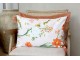 Růřový povlak na polštář se střapci a květy Aix Wild Flowers - 60*40 cm Chic Antique