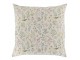 Béžová povlak na polštář s květy Aix Wild Flowers - 60*60 cm Chic Antique