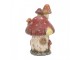 Béžová antik dekorace figurka houba muchomůrka - 30*27*50 cm Clayre & Eef