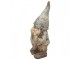 Zahradní dekorace trpaslík Gnome v antik stylu - 28*22*58 cm Clayre & Eef