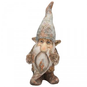 Zahradní dekorace trpaslík Gnome v antik stylu - 28*22*58 cm