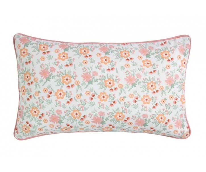 Dekorativní polštář s růžovými květy Life in Bloom - 30*50 cm Mars & More 