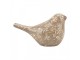 Dekorace keramický ptáček Vintage Charm M - 16*7*9 cm Clayre & Eef