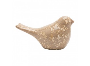 Dekorace keramický ptáček Vintage Charm L - 21*9*12 cm