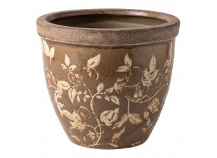 Dekorativní obal na květináč Vintage Charm M - Ø 15*13 cm