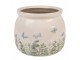 Dekorativní obal na květináč Butterflies Home S - Ø 12*10 cm Clayre & Eef