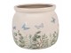 Dekorativní obal na květináč Butterflies Home M - Ø 16*13 cm Clayre & Eef
