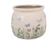 Dekorativní obal na květináč Butterflies Home M - Ø 16*13 cm Clayre & Eef