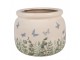 Dekorativní obal na květináč Butterflies Home L - Ø 20*15 cm Clayre & Eef
