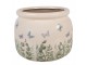 Dekorativní obal na květináč Butterflies Home L - Ø 20*15 cm Clayre & Eef