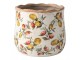 Keramický obal na květináč s citróny Lemon Grove L - Ø 18*16 cm Clayre & Eef