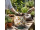 Keramický obal na květináč s citróny Lemon Grove L - Ø 18*16 cm Clayre & Eef