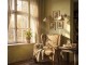 Nástěnná bílá retro lampa - 21*30*19 cm E14/25W Clayre & Eef