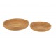 2ks přírodní ratanový podnos Rattan Boom - Ø 50*10 / Ø 40*8 cm J-Line by Jolipa