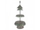 Zelený vintage dekorační etažér stromek Christmas Tree - Ø 32*75 cm Clayre & Eef