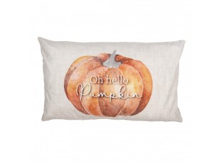 Béžovo-oranžový polštář s dýní Pumpkin Patch - 30*50*4 cm