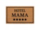 Hnědá kokosocá rohožka Mama Hotel - 75*45*1 cm Clayre & Eef