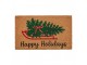 Vánoční kokosová rohožka Happy Holidays - 75*45*1 cm Clayre & Eef