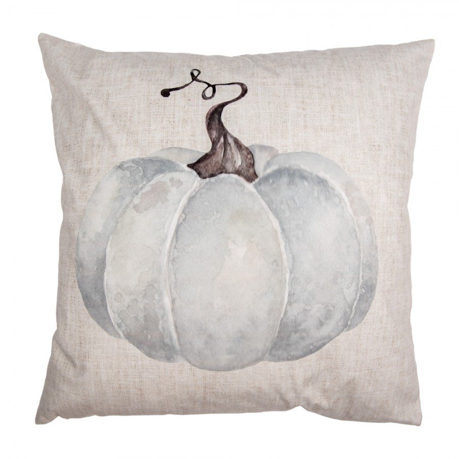 Béžový polštář s dýní Country Style Pumpkin- 45*45*4 cm