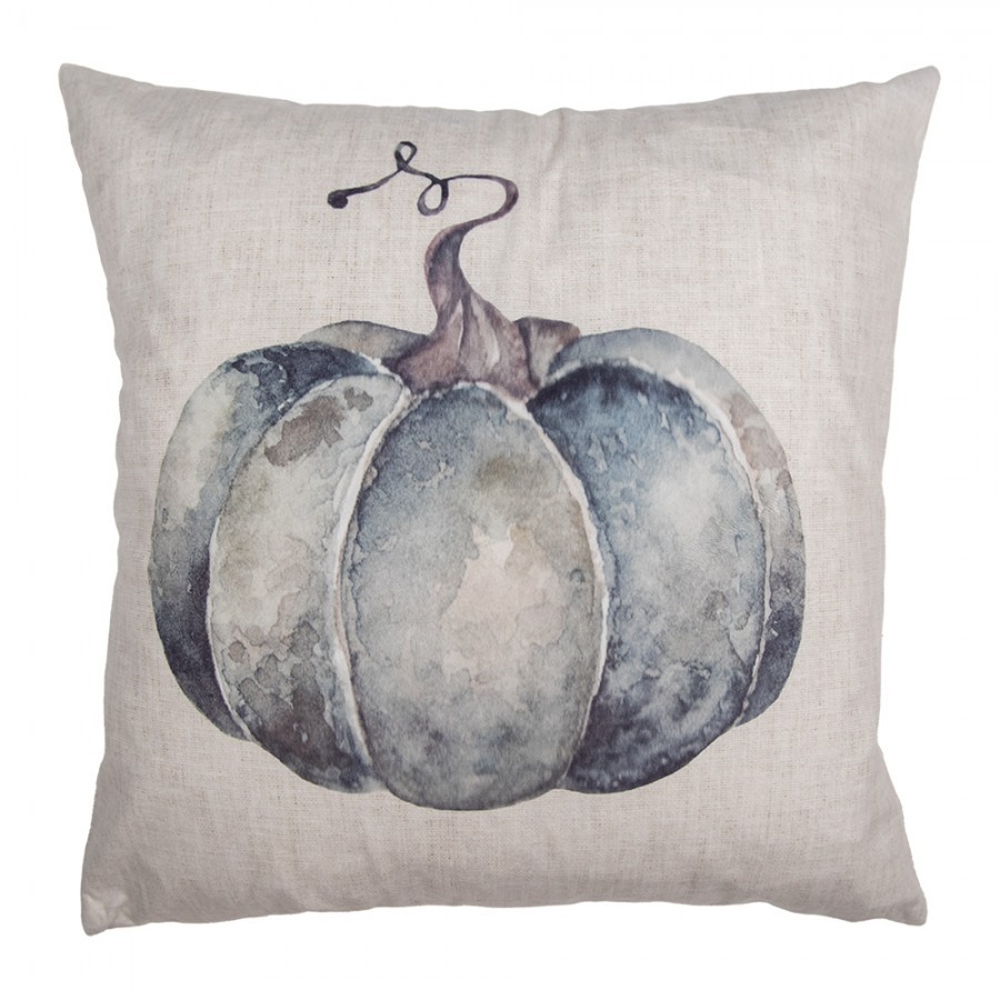 Béžový dekorativní polštář s dýní Country Style Pumpkin - 45*45*4 cm Clayre & Eef Béžový dekorativní polštář s dýní Country Style Pumpkin - 45*45*4 cm Clayre & Eef