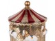 Zlatá svítící dekorace Christmas Carousel LED - Ø 15*17 cm / 3*AA Clayre & Eef