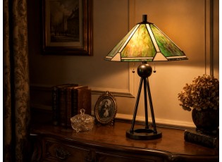 Stolní Tiffany lampa Laverna - Ø 50*73 cm 