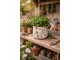 Keramický obal na květináč zelenina The Kitchen Garden L - Ø 21*19 cm Clayre & Eef