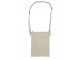 Béžová kožená crossbody kabelka - 23*17*1cm Mars & More 