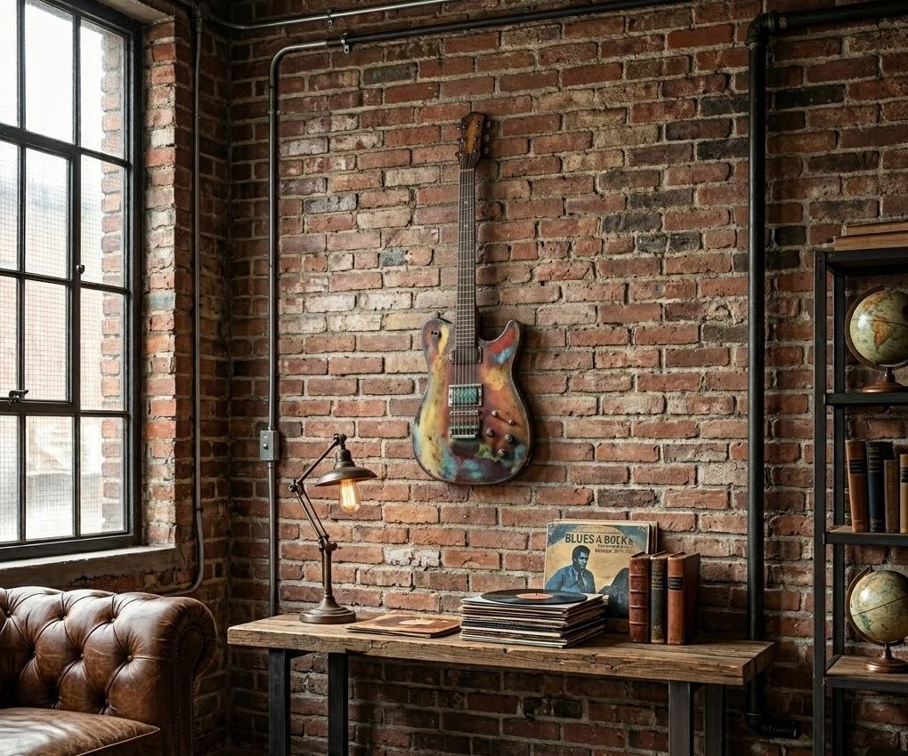 3D kovový obraz Guitar Metal - 28*2*83 cm Clayre & Eef 3D kovový obraz Guitar Metal - 28*2*83 cm Clayre & Eef