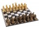 Luxusní šachová sada Chess Animals Gold & Bronze – 60*15*60 cm J-Line by Jolipa