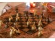 Luxusní šachová sada Chess Animals Gold & Bronze – 60*15*60 cm J-Line by Jolipa
