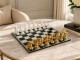 Luxusní šachová sada Chess Bronze & White – 60*15*60 cm J-Line by Jolipa