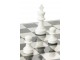 Luxusní šachová sada Chess Bronze & White – 60*15*60 cm J-Line by Jolipa