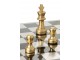 Luxusní šachová sada Chess Bronze & Black – 60*15*60 cm J-Line by Jolipa