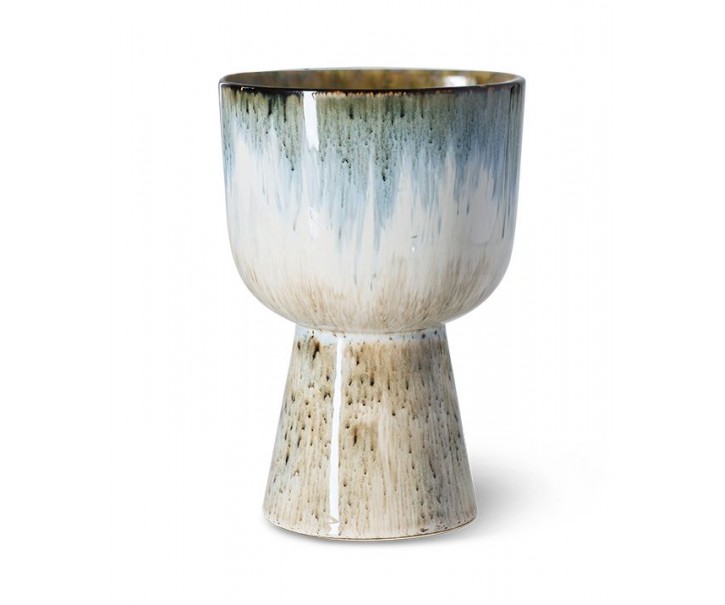 Kameninový obal na květináč Retro Glacier - Ø 16,5*24 cm HKLIVING